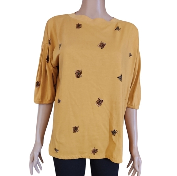 Outback Red Southwestern Print T Shirt - Picture 1 of 6